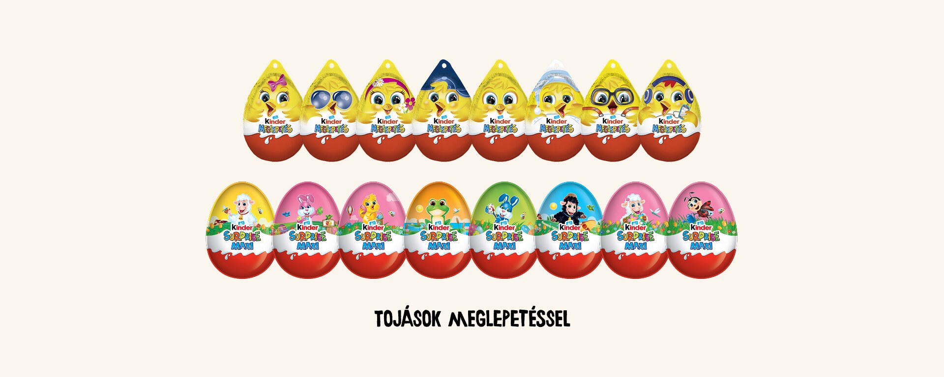 tojasok meglepetessel