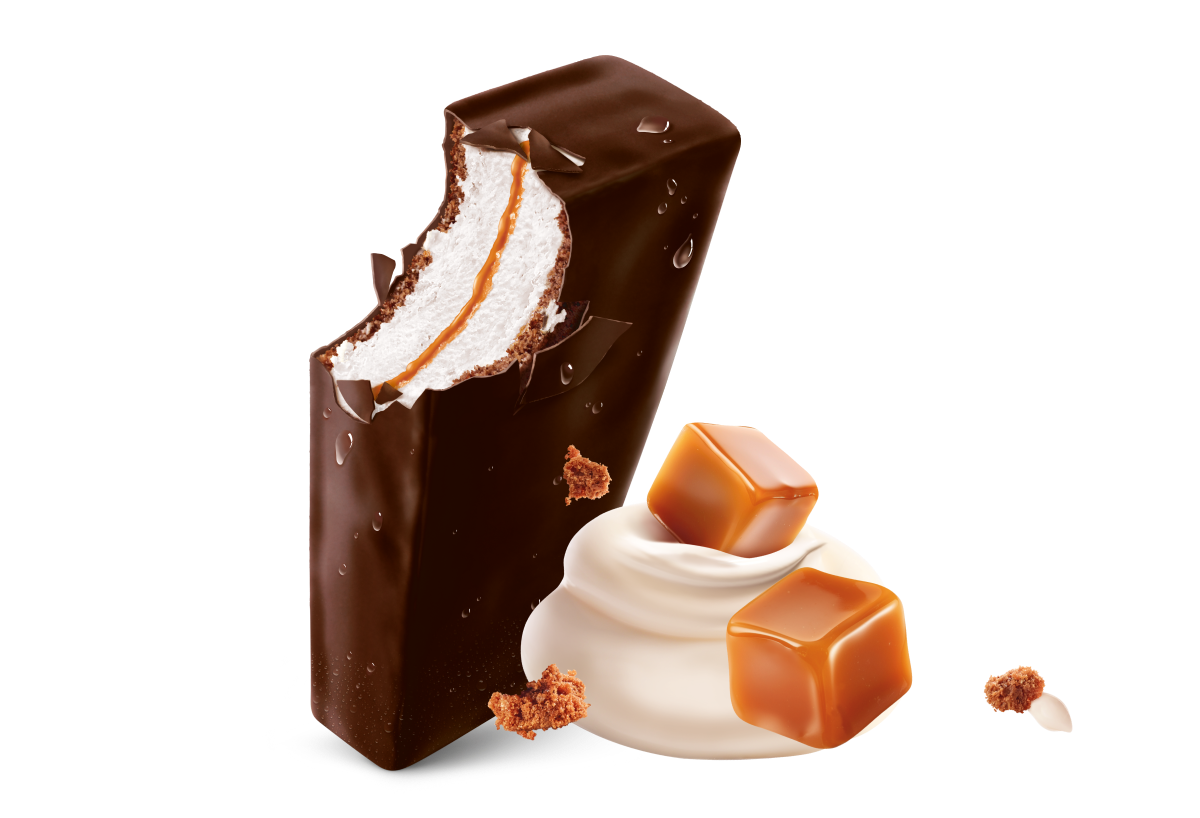 Kinder Pinguí Karamellás Sajttorta