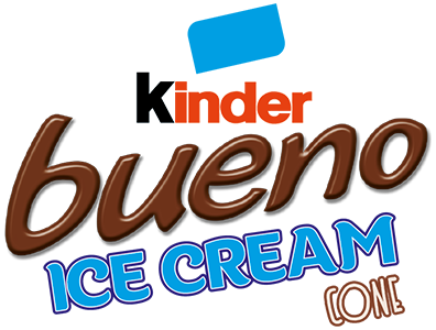 Kinder Bueno Ice Cream Cone Logo