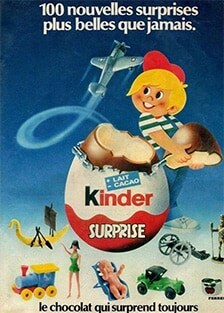 kinder surprise 1974