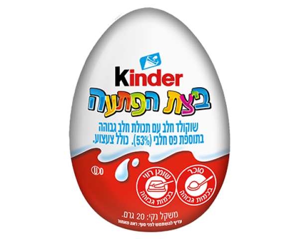ביצת הפתעה קינדר 20 גרם