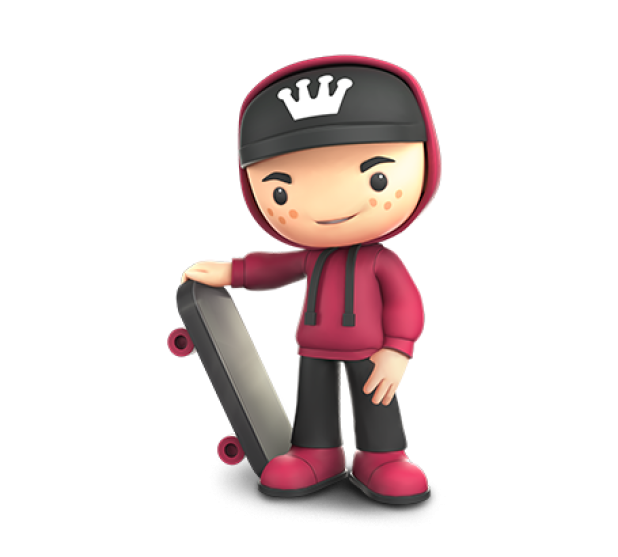 Skateboarder Boy