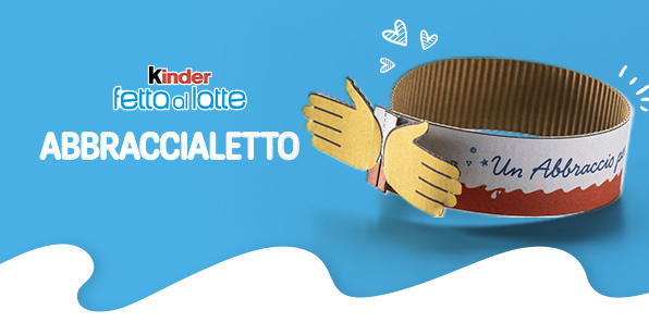 L’ABBRACCIaletto DI KINDER FETTA AL LATTE