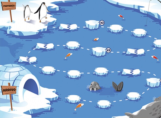 K Pinguì lancio giochi