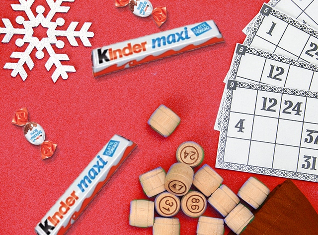 Kinder Natale Lancio Tombola