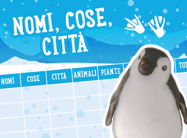 Kinder Pingui Nomi Cose Città