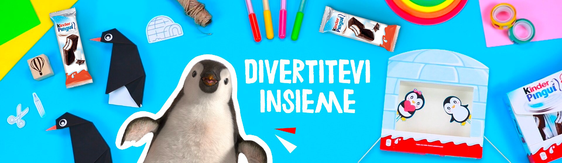 Kinder Pingui Colora, Crea, Gioca visual desktop