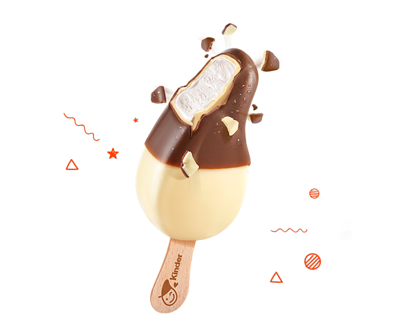 Kinder Chocolate Ice Cream Product hover