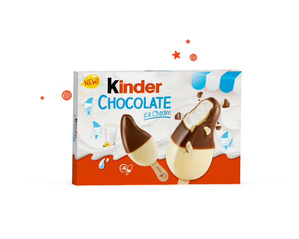 Kinder Chocolate Ice Cream Product