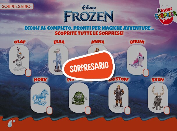 Kinder Sorpresa - Checklist Frozen