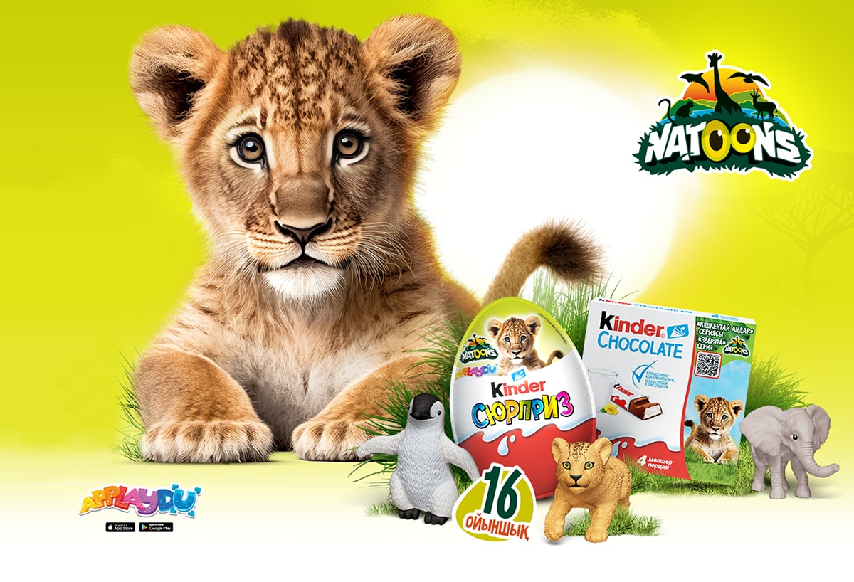 Kinder Natoons Local Activation Banner 
