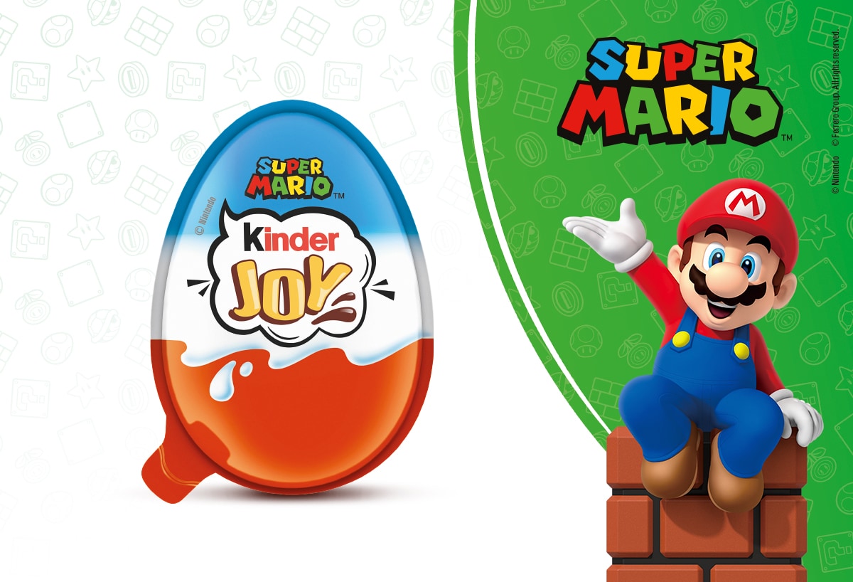 Kinder Joy Super Mario Banner 