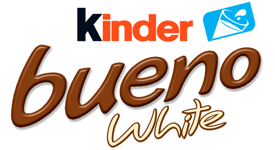 kinder bueno white logo kinder bueno white logo