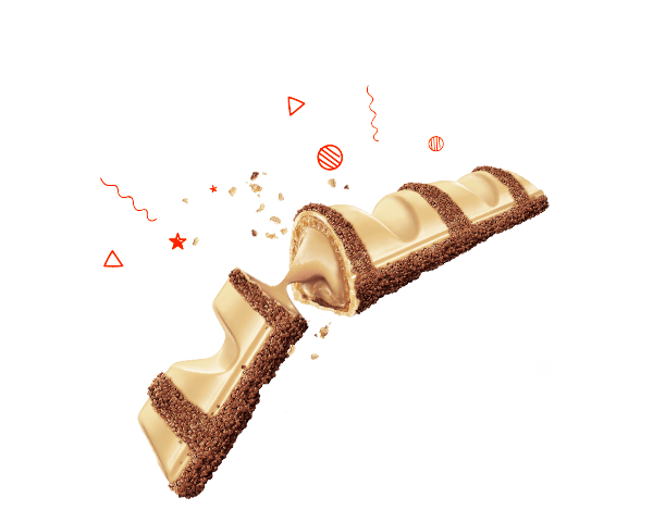 kinder bueno white slider hover