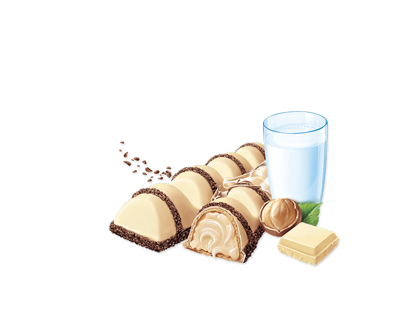 snack chocolate bar kinder bueno white EN snack chocolate bar kinder bueno white EN