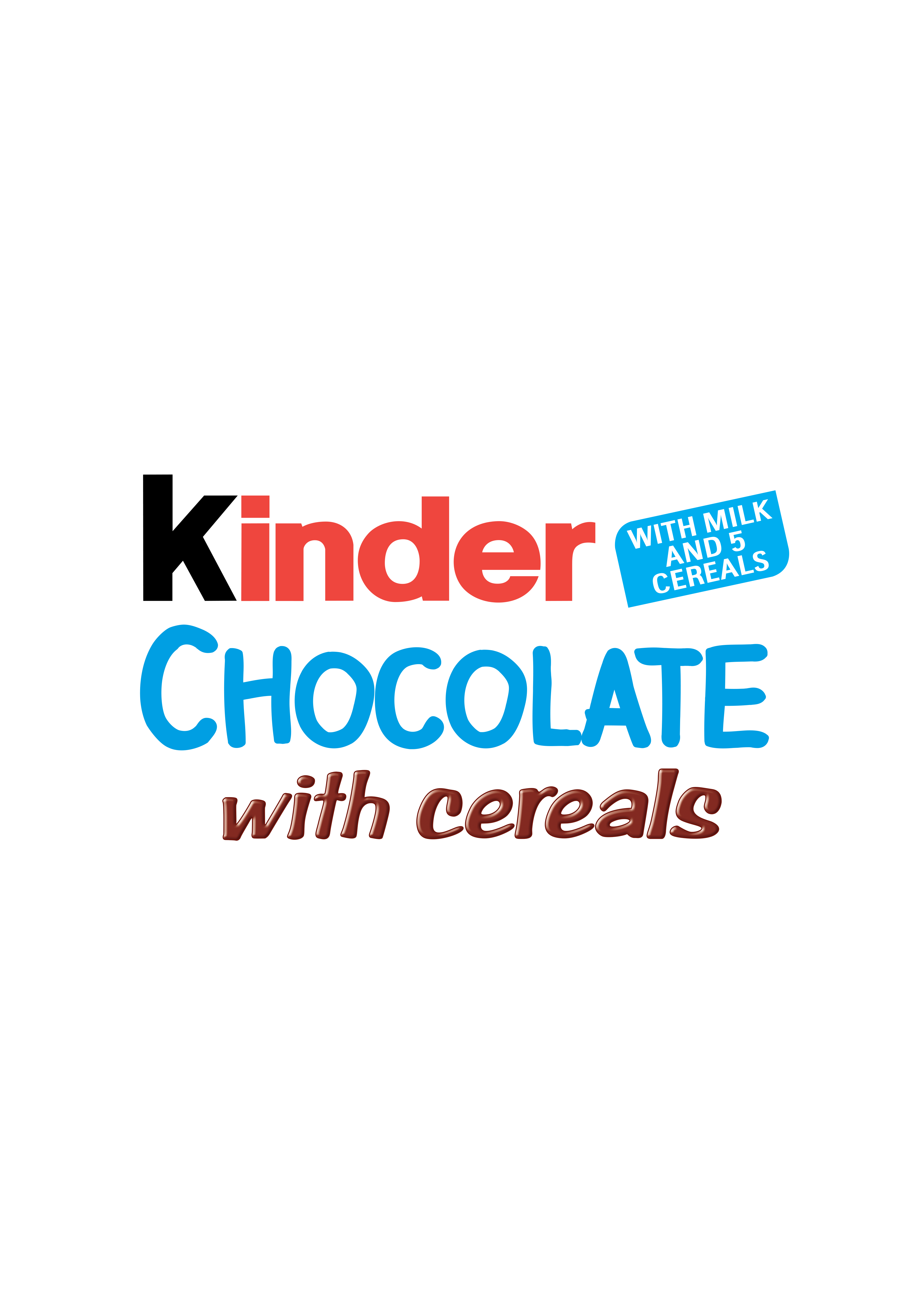 Kinder Chocolate with Cereals Logo Kinder Chocolate with Cereals Logo