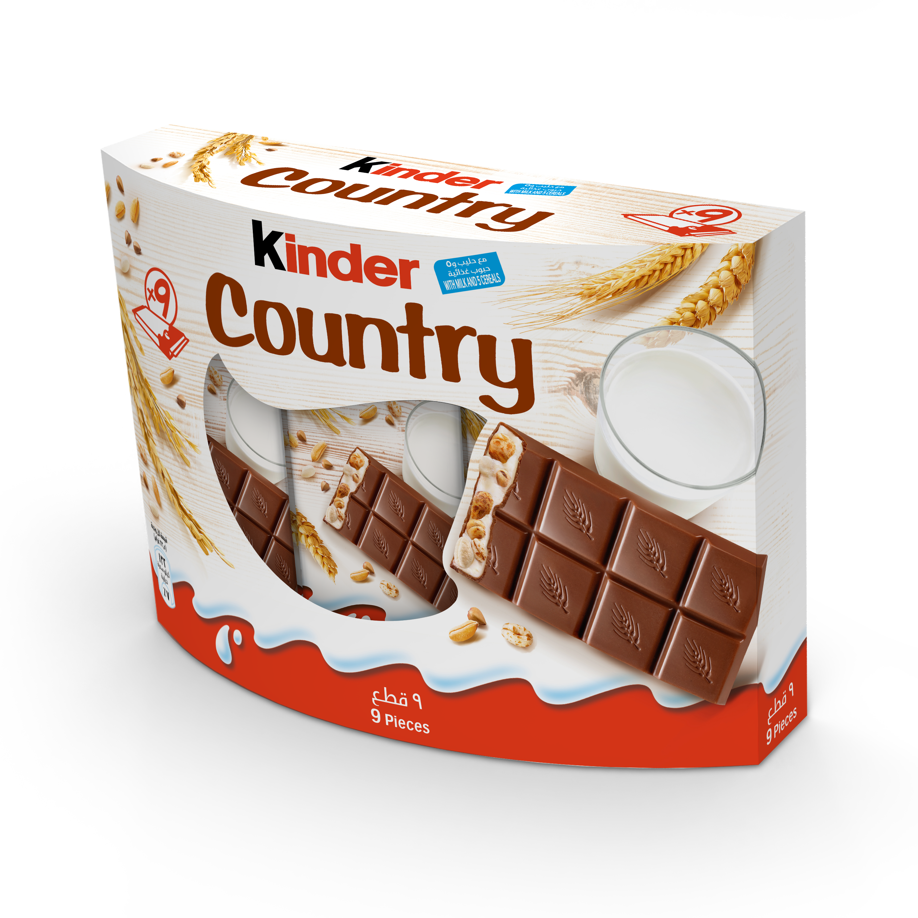 Kinder Country 8 pack shot