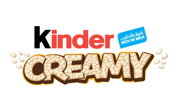 Kinder Creamy logo menu