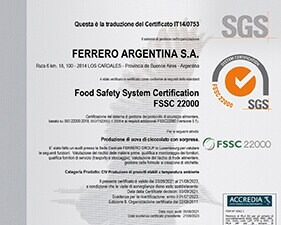 Cert_FSSC_LaPastora
