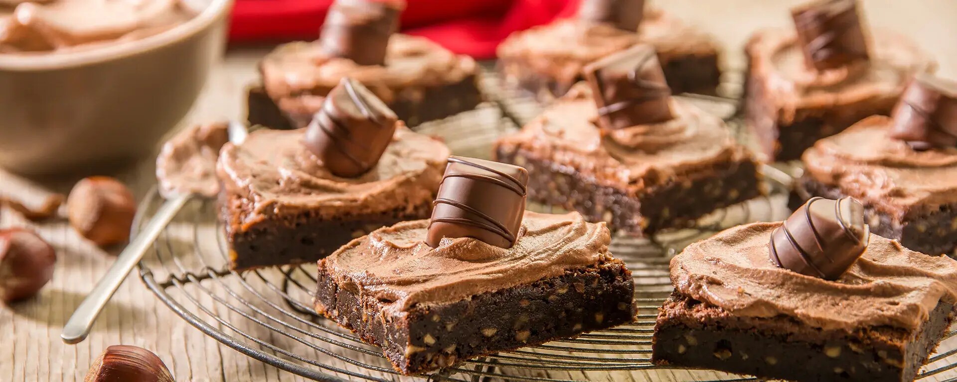 Brownie cubierto de chocolate Kinder Bueno