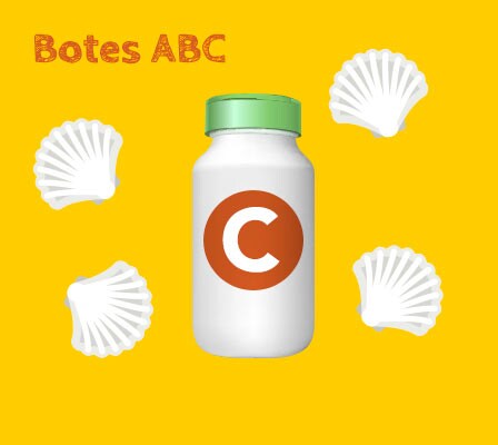 Bote con la letra C