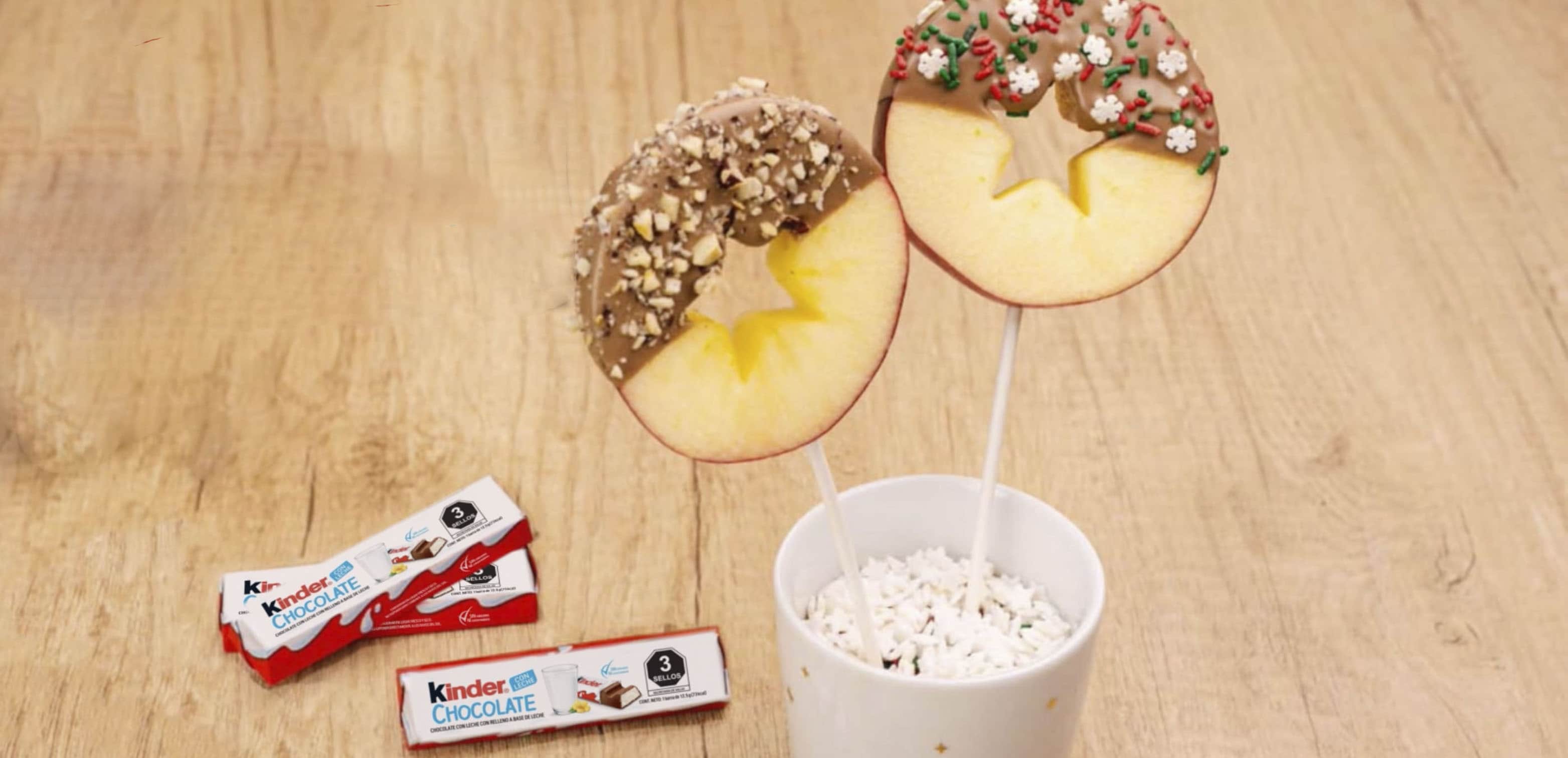 manzanas Kinder Chocolate banner 2