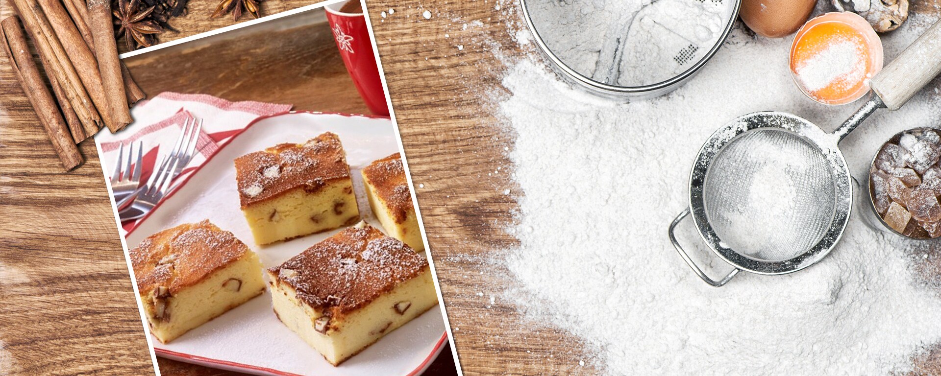 Bizcochito de queso con Kinder® Chocolate header