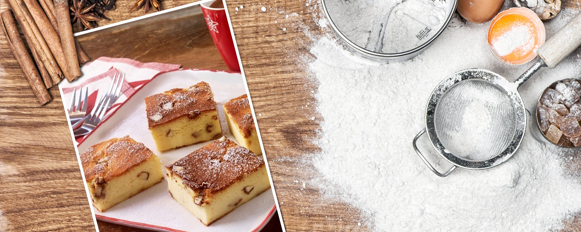 Bizcochito de queso con Kinder® Chocolate header