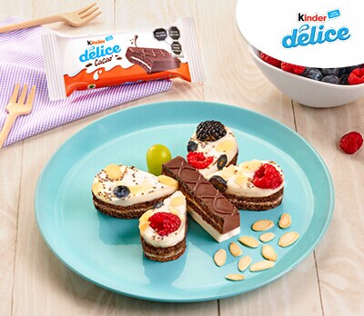 Cortezas cubieras de chocolate Kinder Delice
