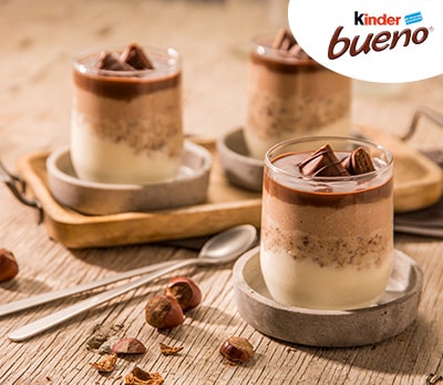 Crema con Kinder Bueno