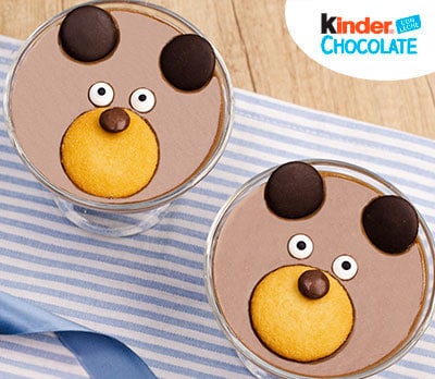 Ositos de pudín con Kinder® Chocolate