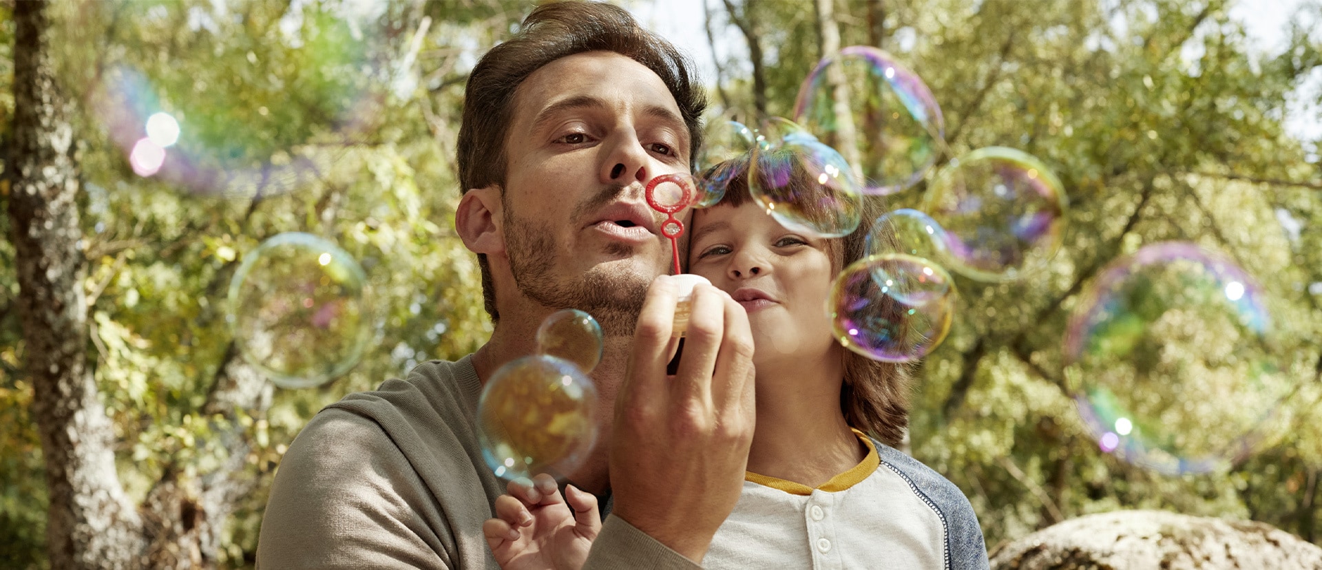 Bubbles - cross link - desktop