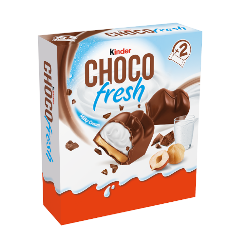 snack chocolate bar kinder choco-fresh pack