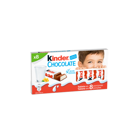 milk chocolate bar kinder chocolate T8 milk chocolate bar kinder chocolate T8