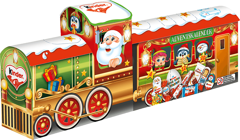 Package Kinder Advent Calendar Train