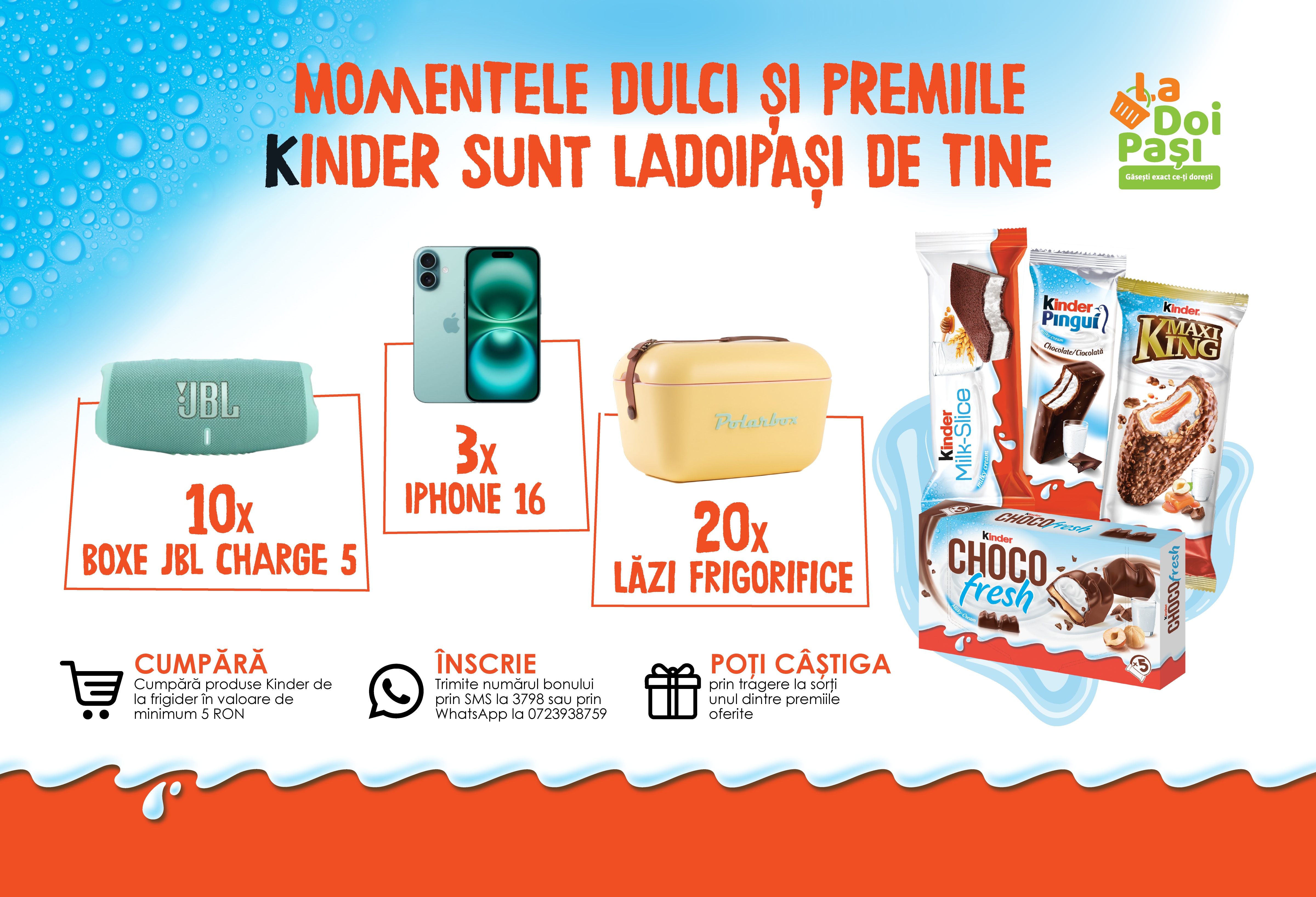 Promotie Kinder La Doi Pasi