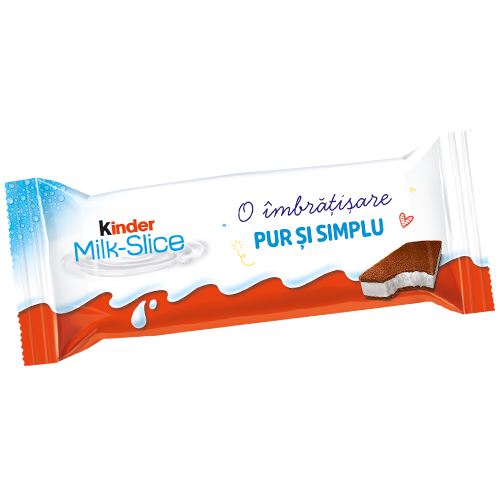 Kinder Milk Slice Kinder Milk Slice