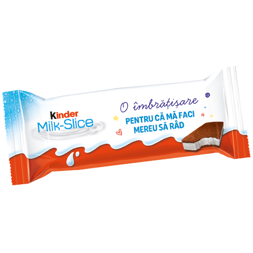 Kinder Milk Slice Kinder Milk Slice
