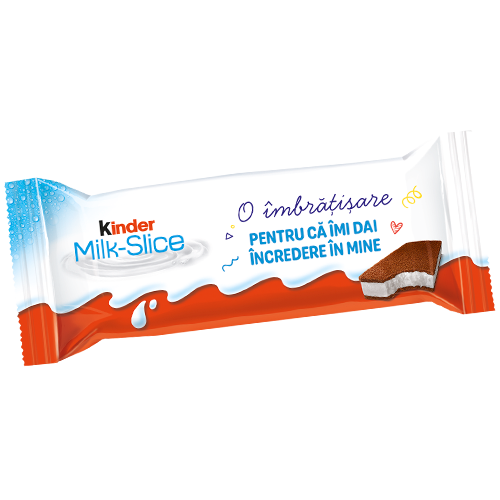 Kinder Milk Slice Kinder Milk Slice