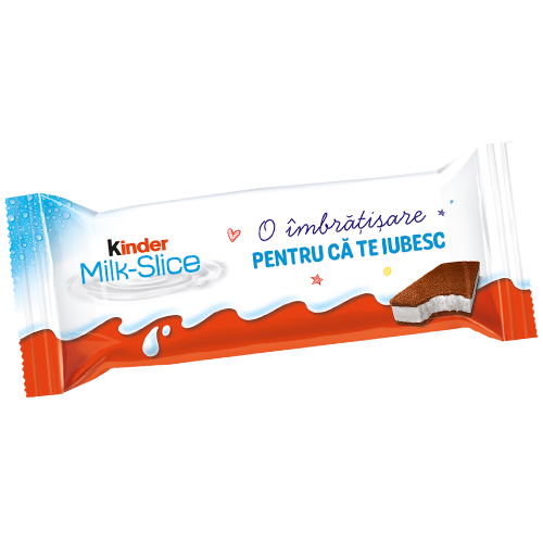 Kinder Milk Slice Kinder Milk Slice