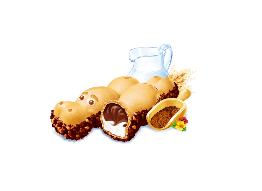 Chocolate Snack Bar Kinder Happy Hippo