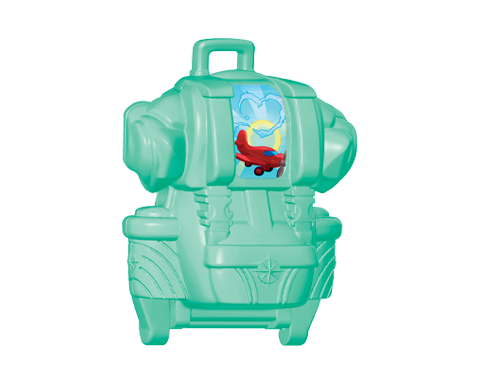 Torrstämplad ryggsäck