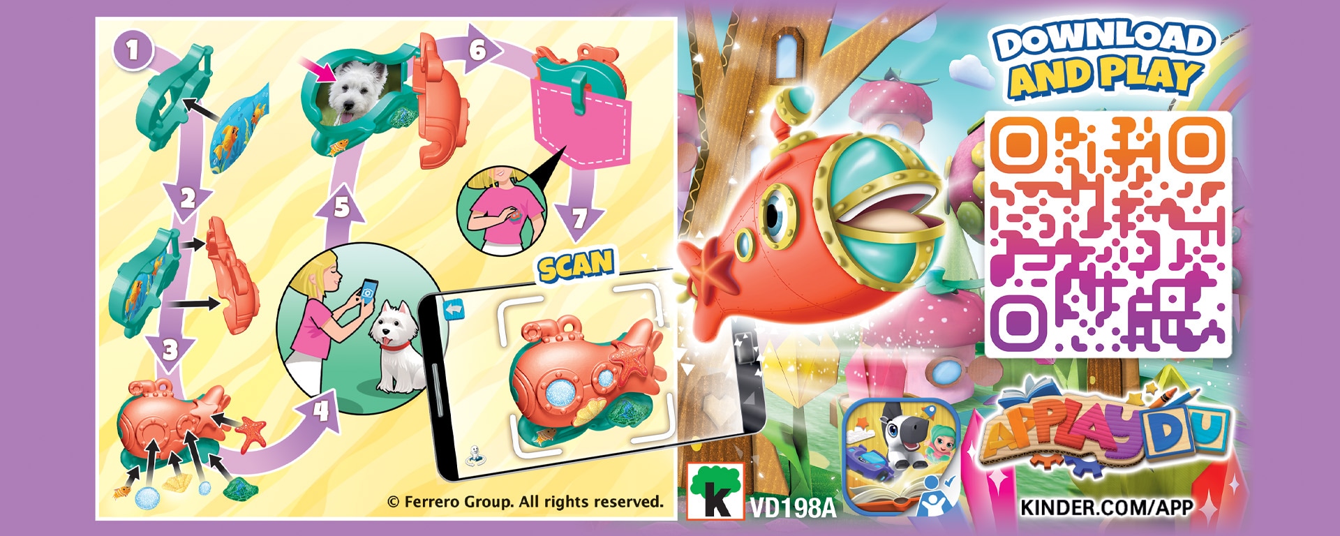 Glittrigt skrin Applaydu