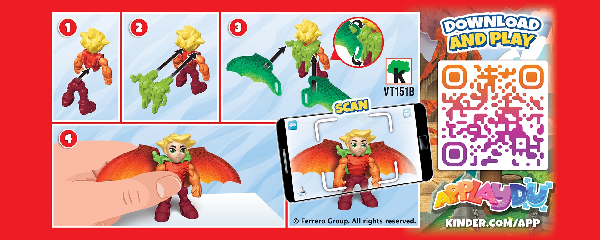 Flygande actionfigur Lea