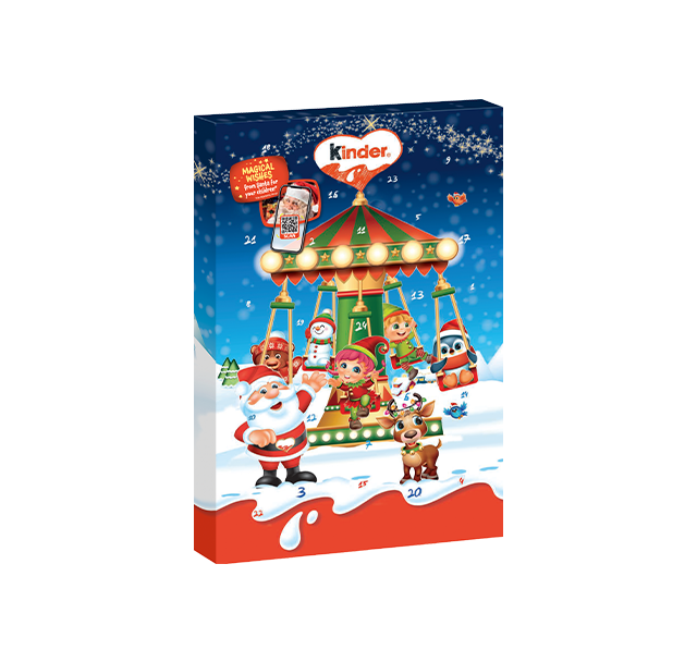 JULKALENDER KINDER MINI MIX 151G
