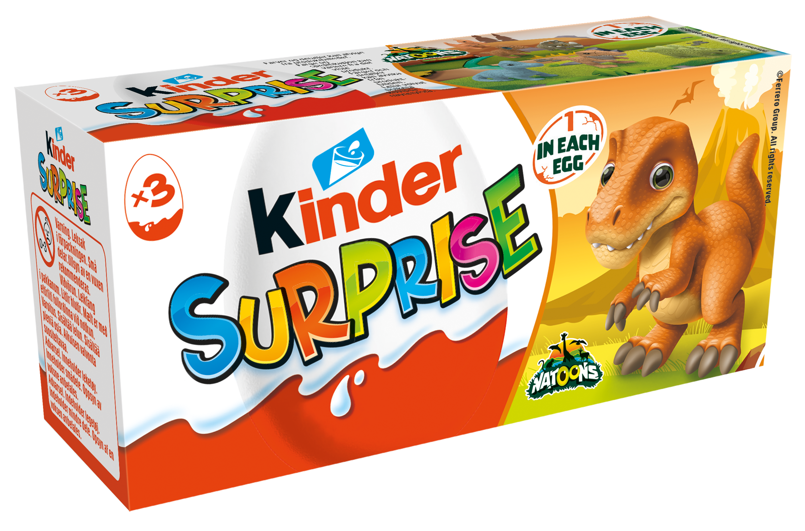Kinder Dino 3 pack