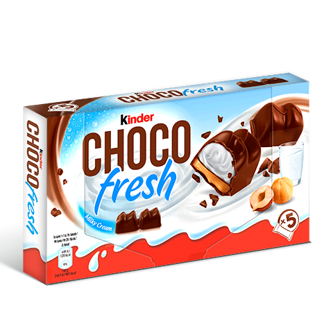 snack chocolate bar kinder choco fresh pack