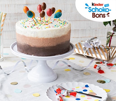 Rojstnodnevna torta Kinder Schoko-Bons teaser
