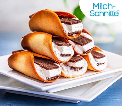 Sladki cannoli Kinder Milch-Schnitte teaser