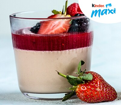 Kinder Maxi Panna Cotta teaser